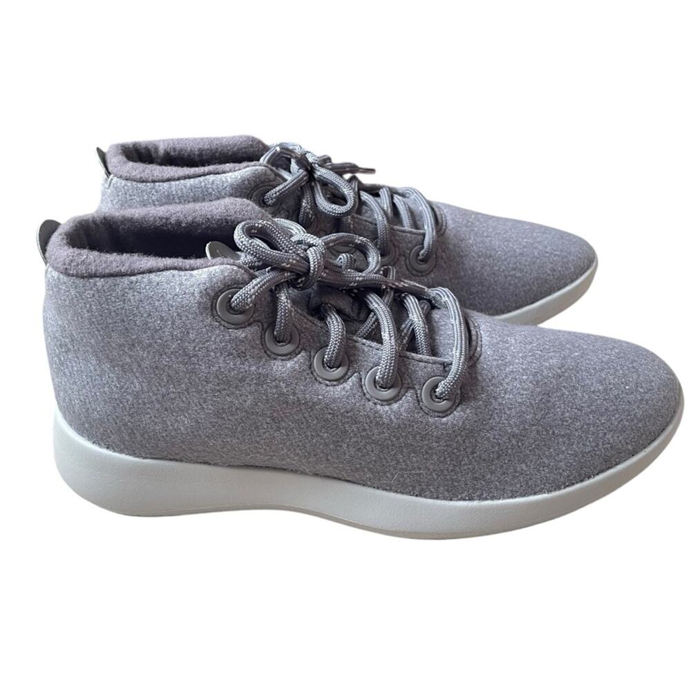 Allbirds Runner‎ Up Wool Mizzle Gray Sneakers NIB Size 9